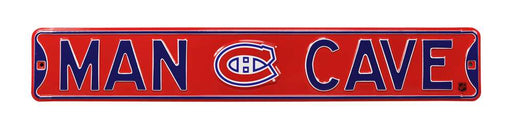 Montreal Canadiens Steel Street Sign with Logo-MAN CAVE  79