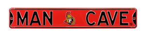 Ottawa Senators Steel Street Sign with Logo-MAN CAVE  30