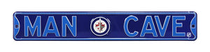 Winnipeg Jets Steel Street Sign with Logo-MAN CAVE  30