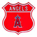 Los Angeles Angels Steel Route Sign-Primary Logo  8