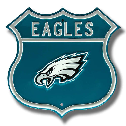 Philadelphia Eagles Steel Route Sign  6