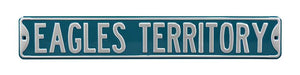 Philadelphia Eagles Steel Street Sign-EAGLES TERRITORY  106