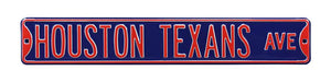 Houston Texans Steel Street Sign-HOUSTON TEXANS AVE  43