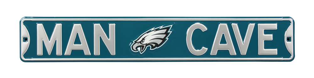 Philadelphia Eagles Steel Street Sign with Logo-MAN CAVE  74