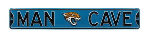 Jacksonville Jaguars Steel Street Sign with Logo-MAN CAVE  26