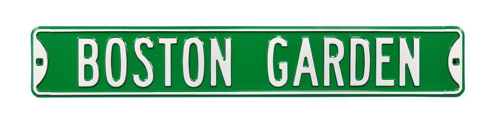 Boston Celtics Steel Street Sign-BOSTON GARDEN  59