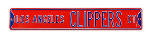 Los Angeles Clippers Steel Street Sign-LOS ANGELES CLIPPERS CT  8