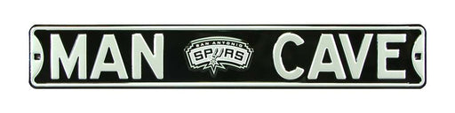 San Antonio Spurs Steel Street Sign with Classic Logo-MAN CAVE  19