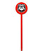 Georgia Bulldogs Laser Cut Steel Garden Stake-Bulldog Head Red  7