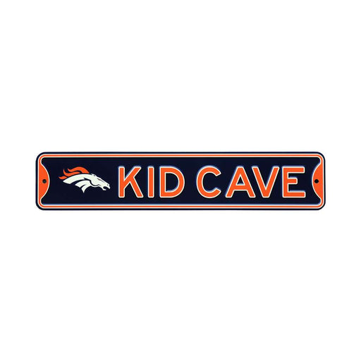 Denver Broncos Steel Kid Cave Sign  84