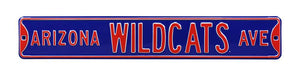 Arizona Wildcats Steel Street Sign-WILDCATS AVE  35