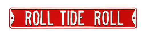 Alabama Crimson Tide Steel Street Sign-ROLL TIDE ROLL  111