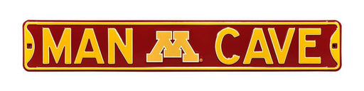 Minnesota Golden Gophers Steel Street Sign with Logo-MAN CAVE  300