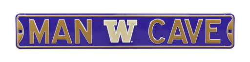 Washington Huskies Steel Street Sign with Logo-MAN CAVE  50