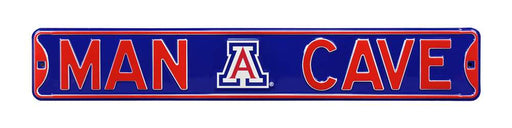 Arizona Wildcats Steel Street Sign with Logo-MAN CAVE  3