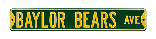 Baylor Bears Steel Street Sign-BAYLOR BEARS BLVD  64