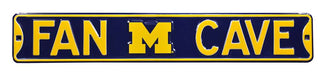 Michigan Wolverines Steel Street Sign with Logo-FAN CAVE  10