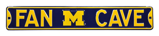 Michigan Wolverines Steel Street Sign with Logo-FAN CAVE  10