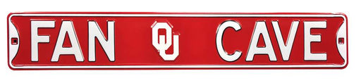 Oklahoma Sooners Steel Street Sign with Logo-FAN CAVE  24