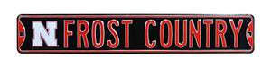 Nebraska Cornhuskers Steel Street Sign with Logo-FROST COUNTRY  9