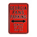 Georgia Bulldogs Steel Parking Sign-Beware of the Dawgs  87