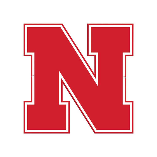 Nebraska Cornhuskers Laser Cut Steel Logo Spirit Size-Primary Logo  2