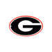 Georgia Bulldogs Laser Cut Logo Steel Magnet-Primary G Logo  78