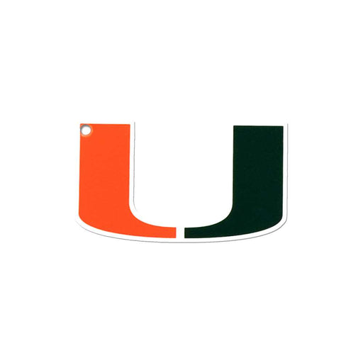 Miami Hurricanes Laser Cut Logo Steel Magnet-Primary Logo  42