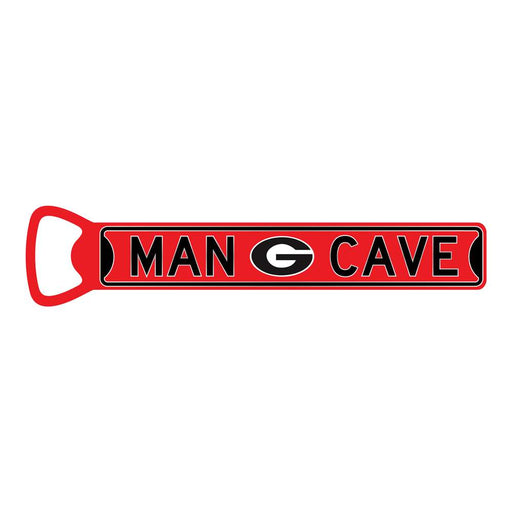 Georgia Bulldogs Steel Bottle Opener 7" Magnet MAN CAVE  8