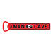 Georgia Bulldogs Steel Bottle Opener 7" Magnet MAN CAVE  8