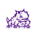 TCU Horned Frogs Laser Cut Logo Steel Magnet-Frog  34