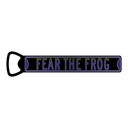 TCU Horned Frogs Steel Bottle Opener 7" Magnet FEAR THE FROG  24