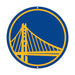 Golden State Warriors Laser Cut Steel Logo Spirit Size-Primary Logo  1