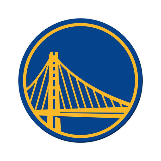 Golden State Warriors Laser Cut Logo Steel Magnet-Primary Logo  18