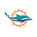 Miami Dolphins Laser Cut Logo Steel Magnet-Primary Logo  17