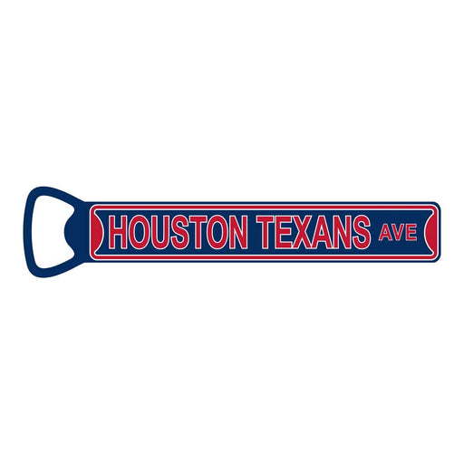 Houston Texans  Steel Bottle Opener 7" Magnet  54