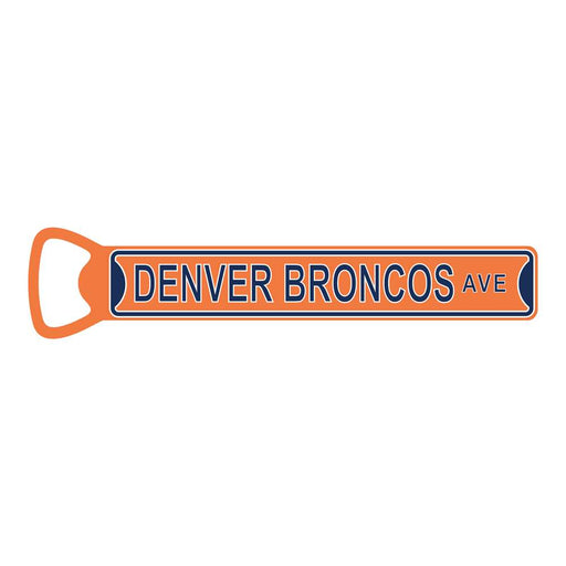 Denver Broncos  Steel Bottle Opener 7" Magnet  68