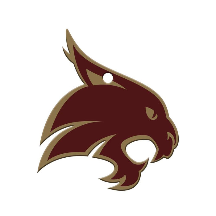 Texas State Bobcats Laser Cut Logo Steel Magnet-Bobcat Head  34