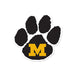 Missouri Tigers Laser Cut Logo Steel Magnet-Vintage Paw  68