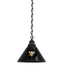 Pittsburgh Penguins Pendant Light with Black Fixture