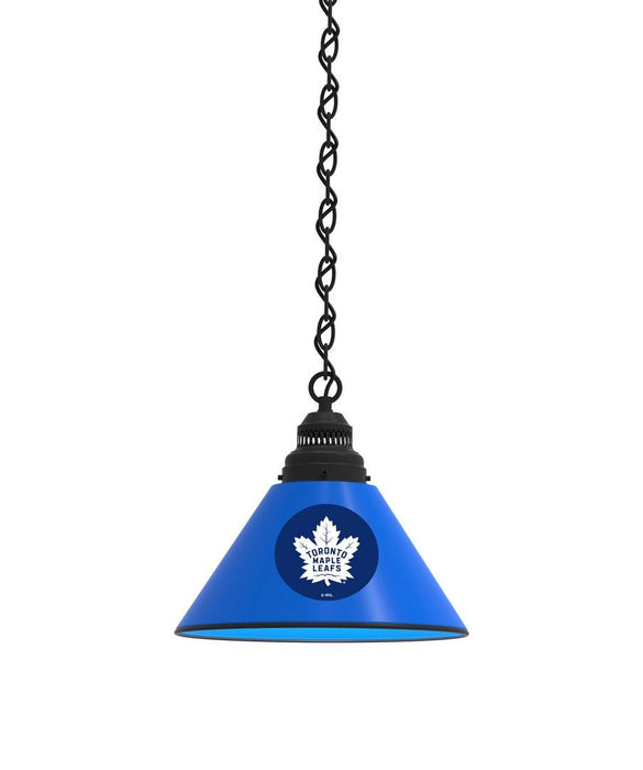 Toronto Maple Leafs Pendant Light with Black Fixture