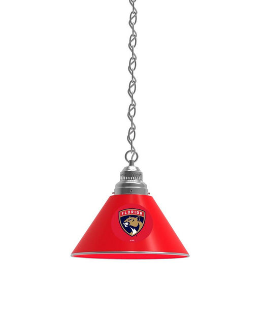 Florida Panthers Pendant Light with Chrome FIxture