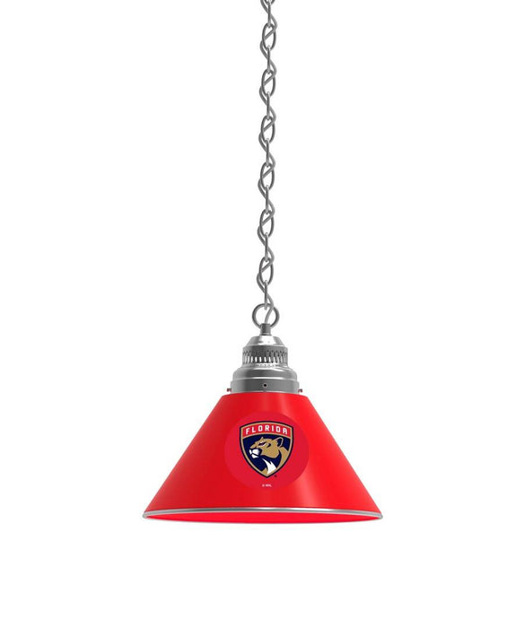 Florida Panthers Pendant Light with Chrome FIxture