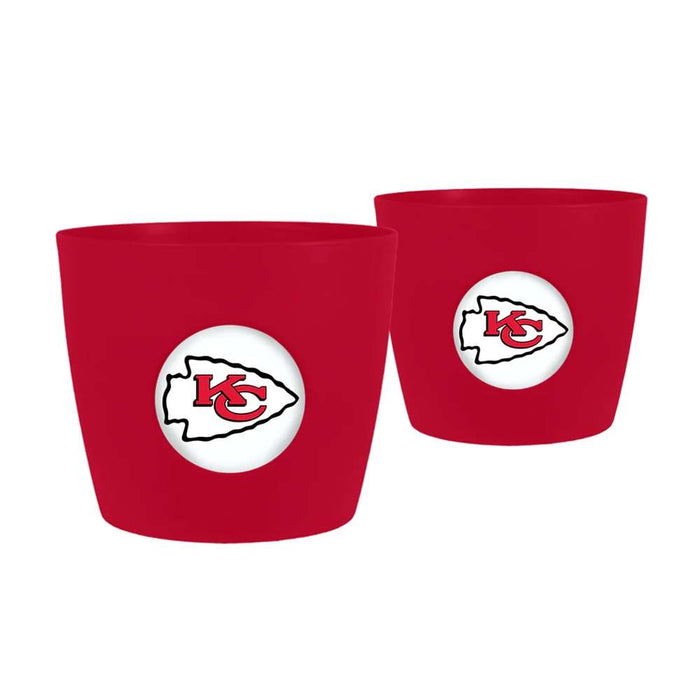 Kansas City Chiefs Button Pot 2 Pack