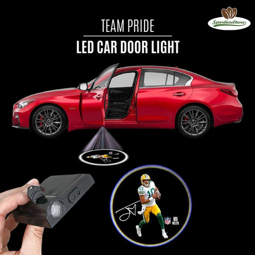 Green Bay Packers LED Car Door Light JORDAN LOVE