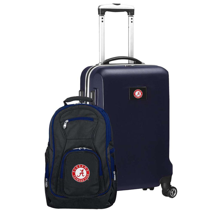 Alabama Crimson Tide Deluxe 2 Piece Backpack & Carry-On Set L104