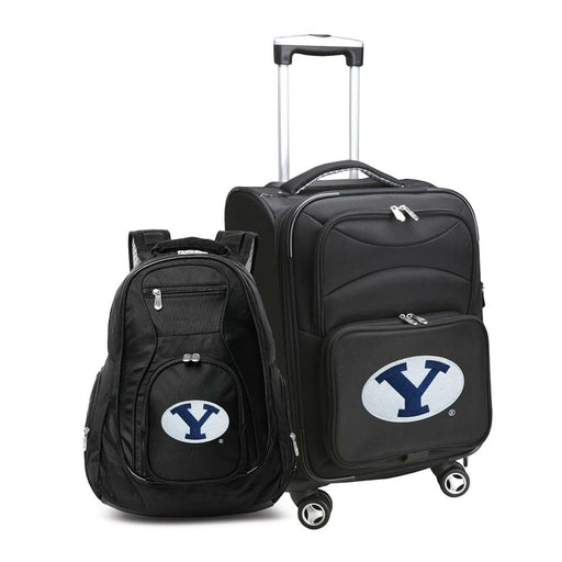 Brigham Young BYU Cougars 2-Piece Backpack & Carry-On Set L102