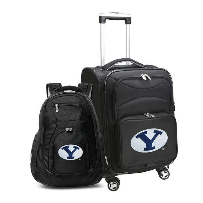 Brigham Young BYU Cougars 2-Piece Backpack & Carry-On Set L102