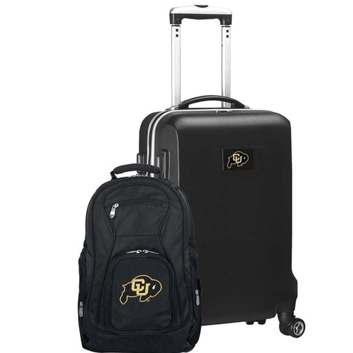 Colorado Buffaloes Deluxe 2 Piece Backpack & Carry-On Set L104