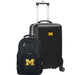 Michigan Wolverines Deluxe 2 Piece Backpack & Carry-On Set L104